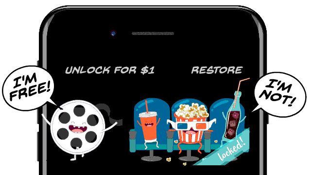 iMessage iOS Sticker Kit with In App Purchases