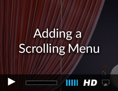Adding a Scrolling Menu to Xcode Project