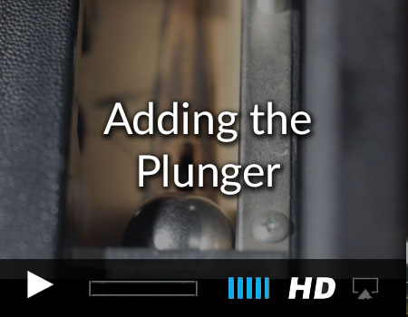 Adding the plunger in the pinball games iOS and tvOs starter kit