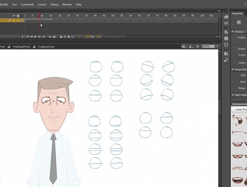 Adobe Flash 2D Rigging Video Tutorial