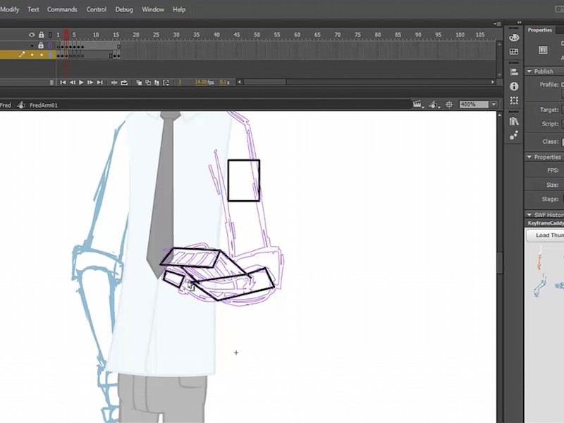 Adobe Flash 2D Rigging Video Tutorial