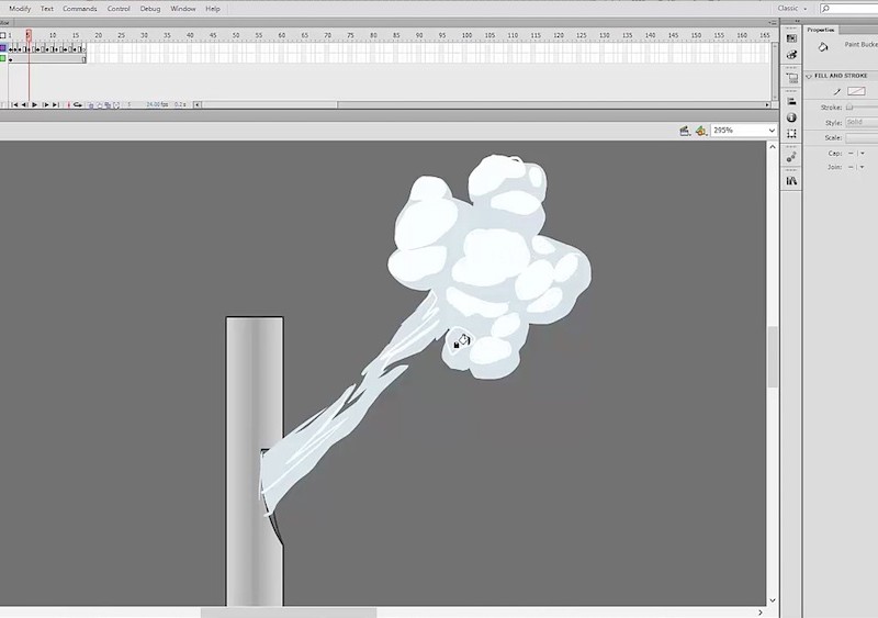 Adobe Flash animation tutorial on 2D special FX 1
