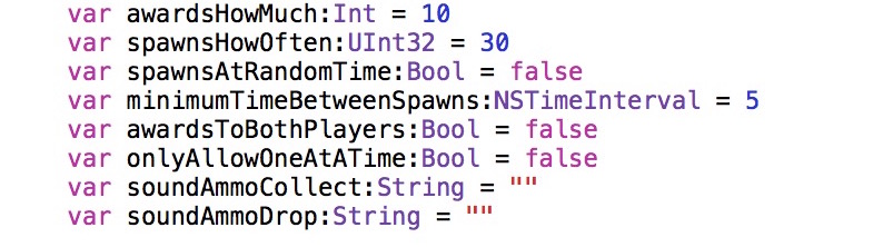 Ammo swift file classes defaults2