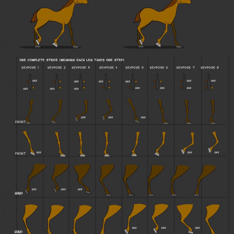animated animal walking notes Flash tutorial