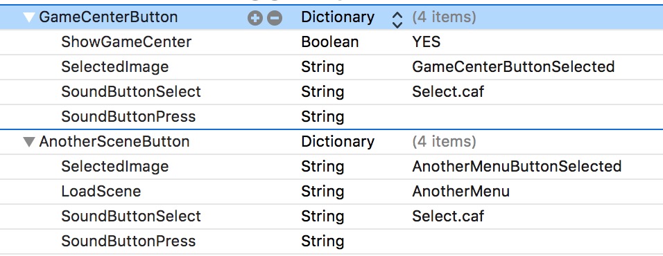 Buttons in the tvOS iOS starter kit 2