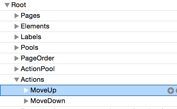 Composing SKActions in the property list