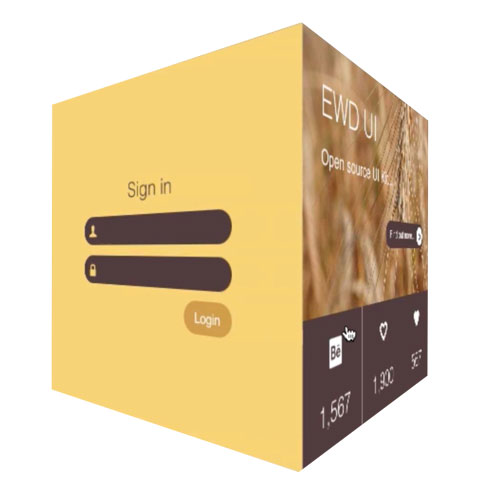 CSS 3D tutorial example