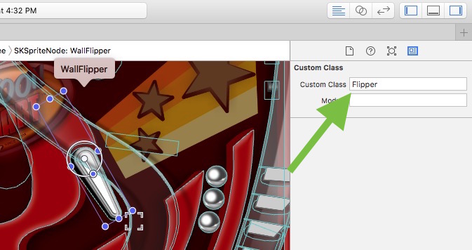 Custom Class field in Xcode 7