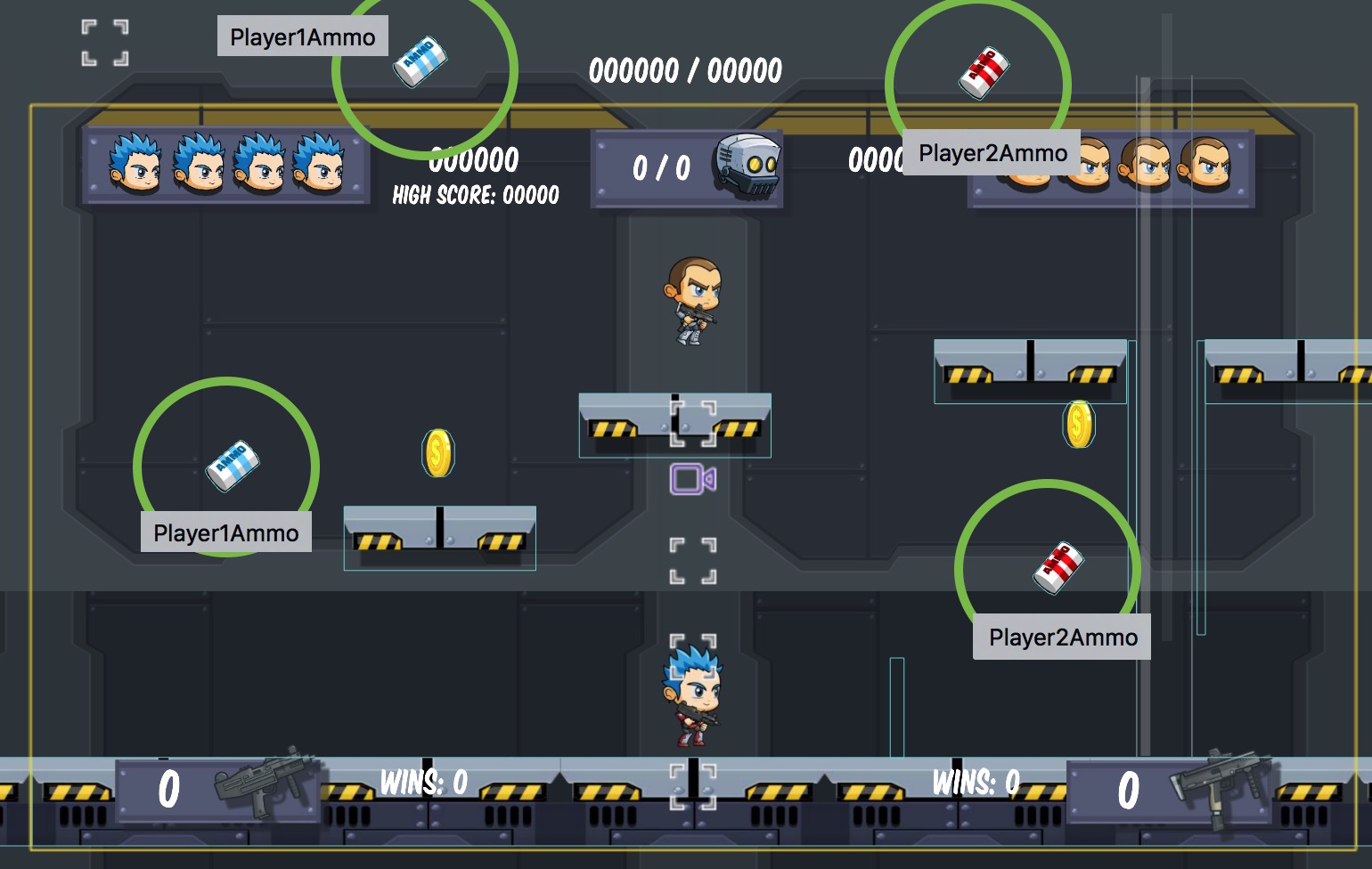 Define Player Ammo in the tvOS Platform Games Starter Kit
