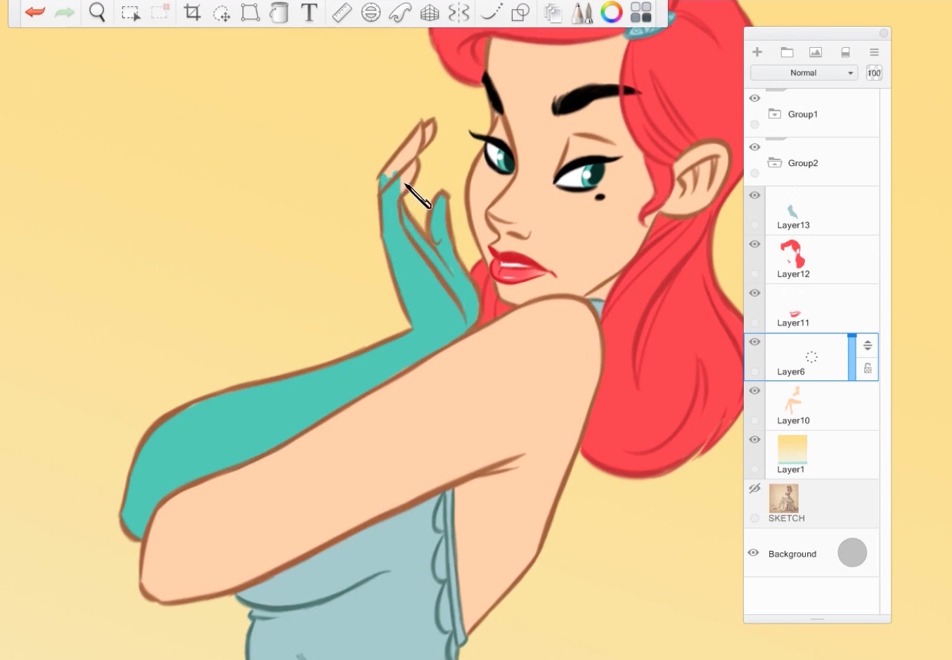 Digital Painting Level 2 Preview