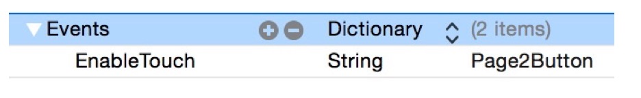 Enable and Disable touch events in the iOS kit