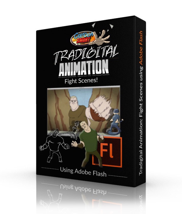 Traditional animation tutorial fight scenes