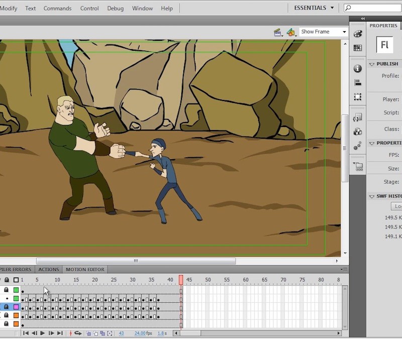 Fight Scenes Tutorial with Adobe Flash