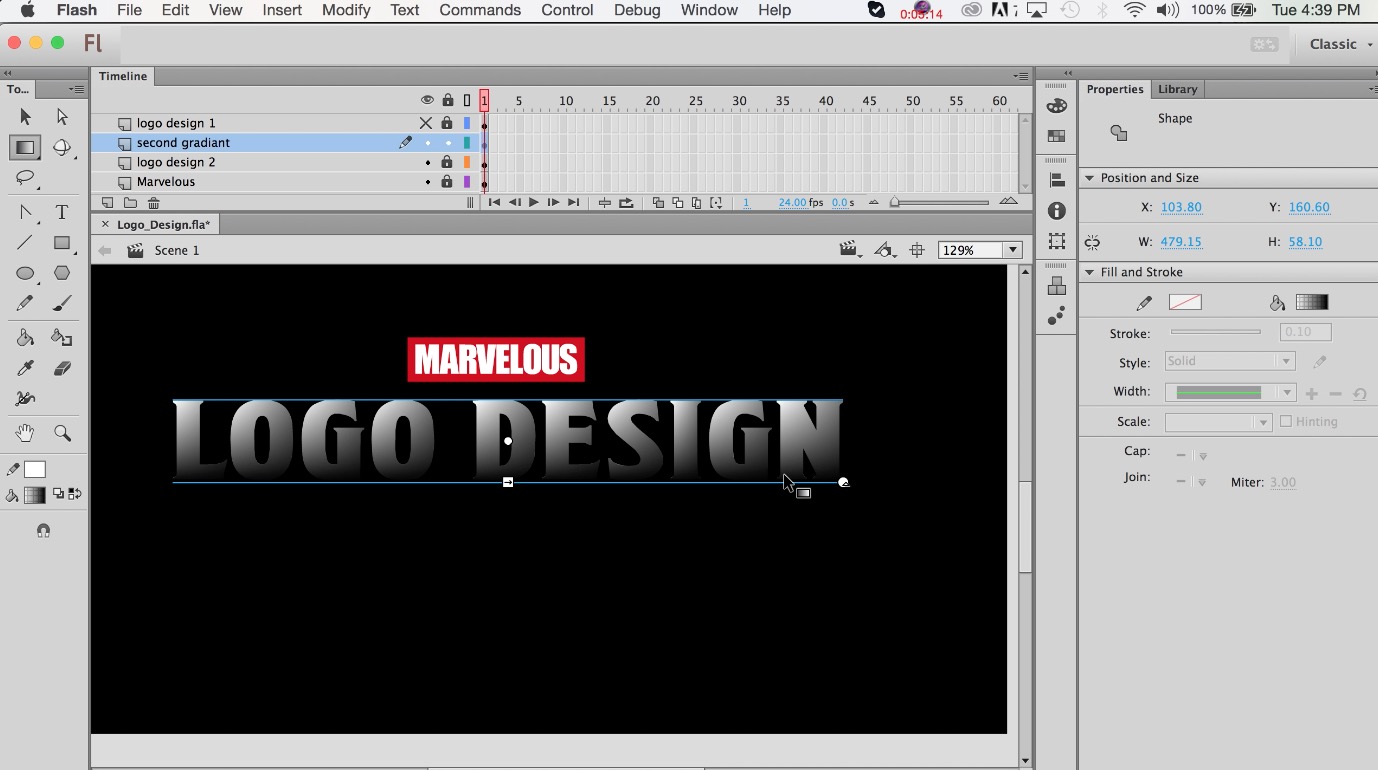 Gradiants and Shadows in Adobe Flash