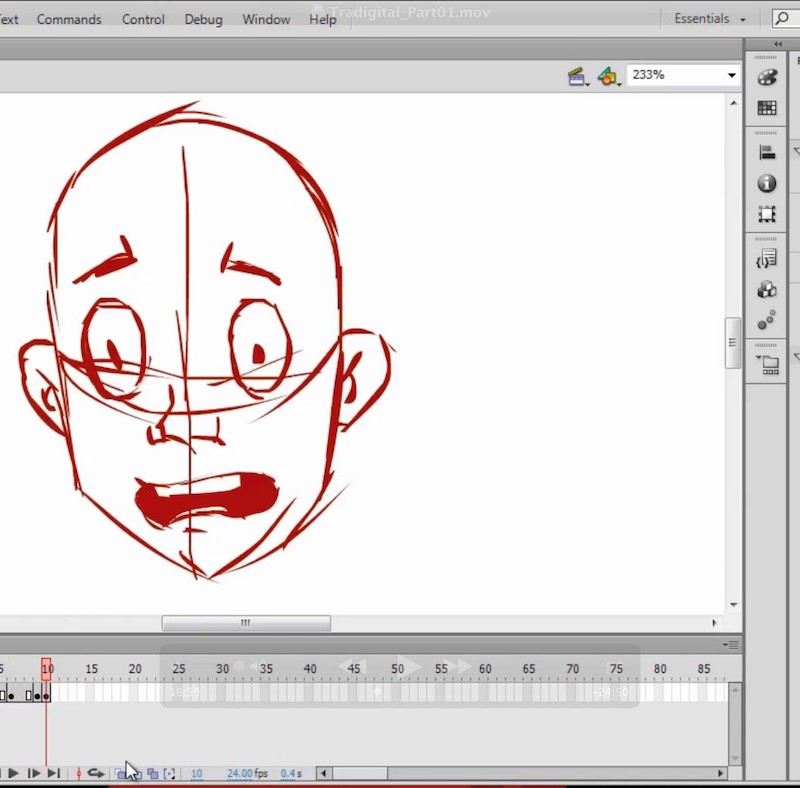 Flash Animation Tutorial - Head Movements