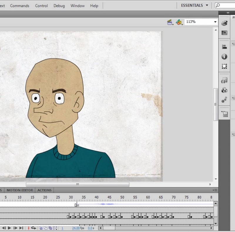 Flash Animation Tutorial - Head Movements