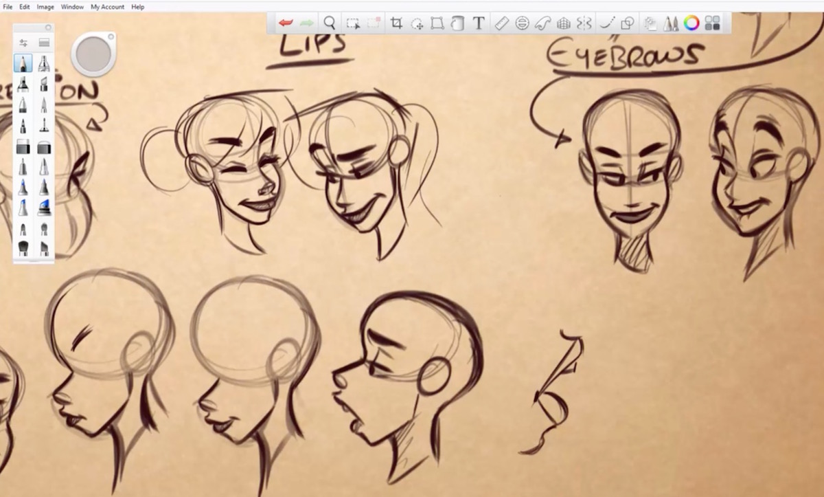 How to Draw Video Tutorials with Cherry session1