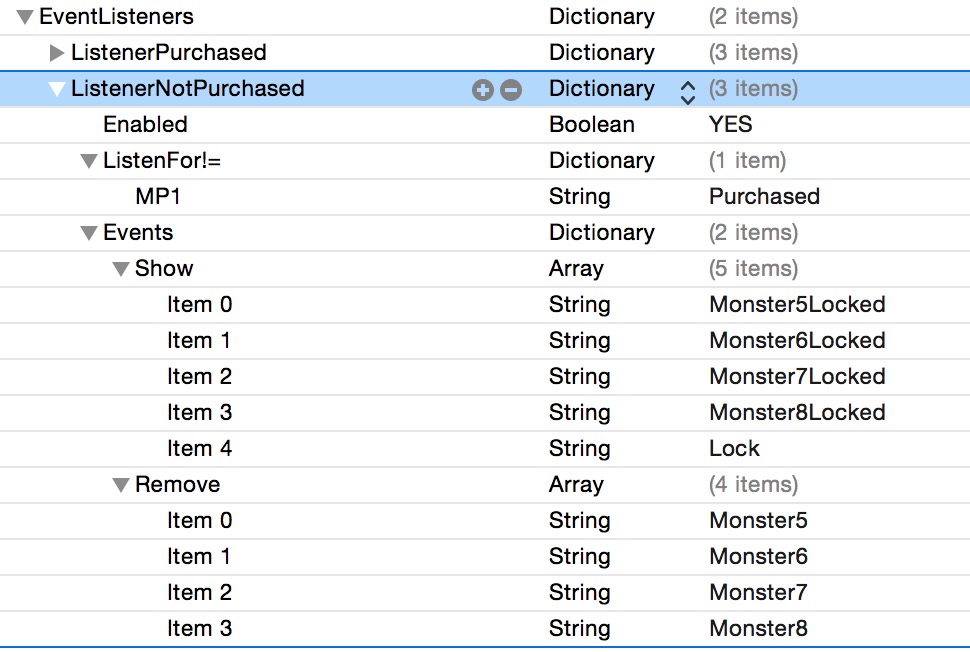Listen for unpurchased in app product