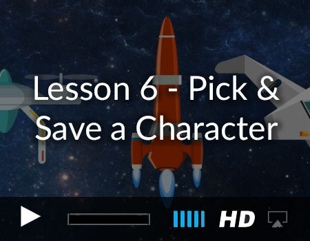 Pick and Save a Character in Your Story Book App