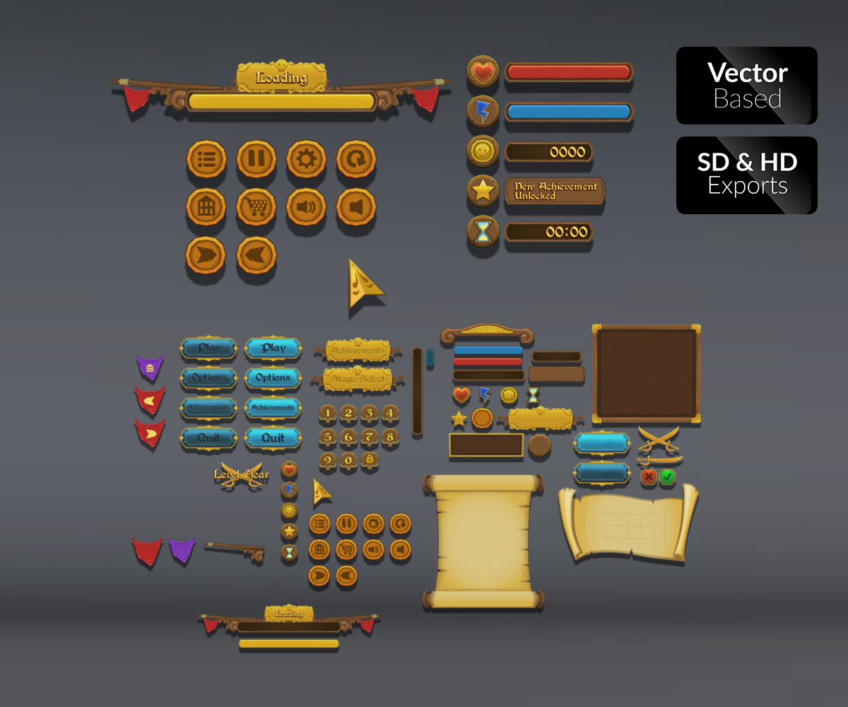 Royalty free game art