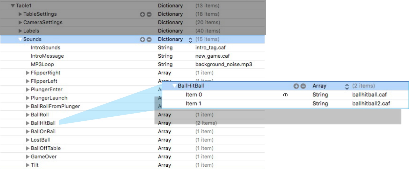 Playing Sounds in the Pinball Games iOS and tvOS Starter Kit