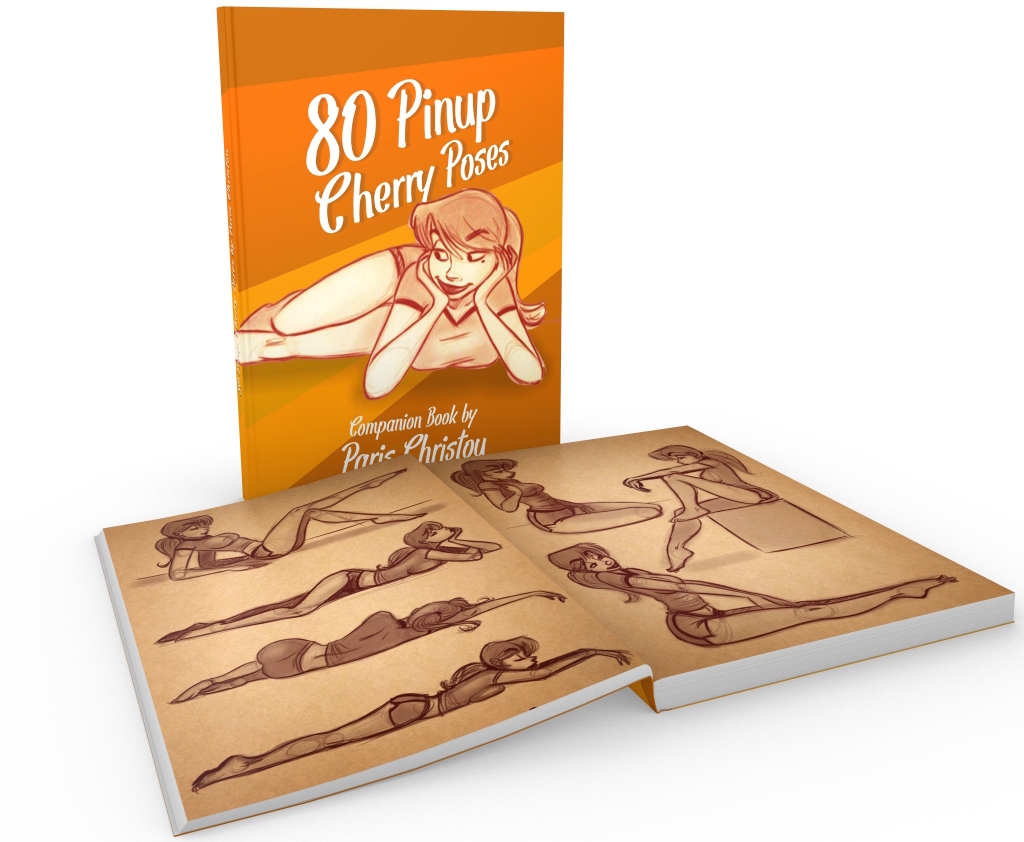80 Pinup Cherry Poses Pack Book