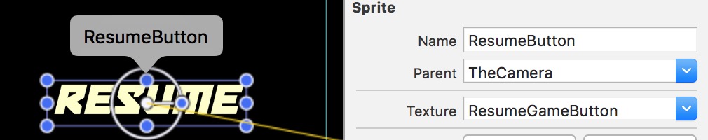 Buttons in the Pinball Games iOS and tvOS Starter Kit