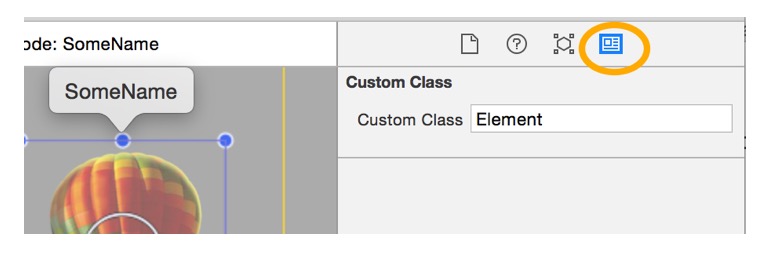 Set Custom Class for SKSpriteNode