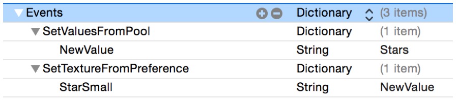 set values from pool