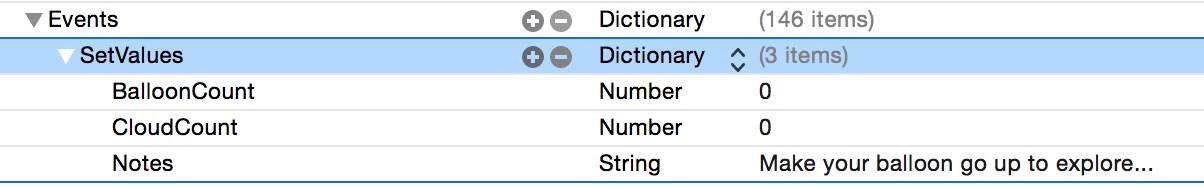setting values in the ios9 kit