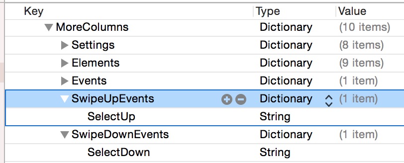 Swipe events in the tvOS starter kit