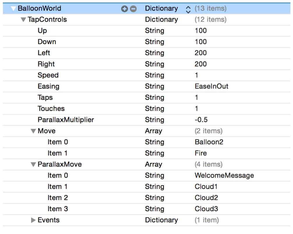 Tap controls in the childrens Book App