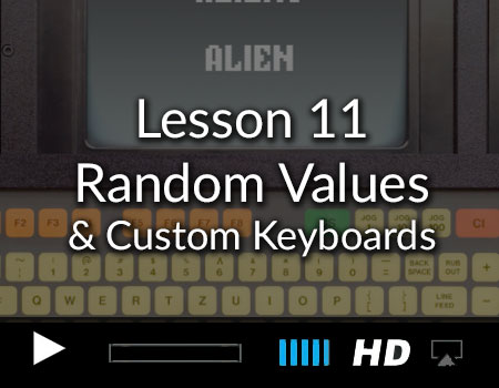 Tutorial 11 Random Pages Custom Keyboards