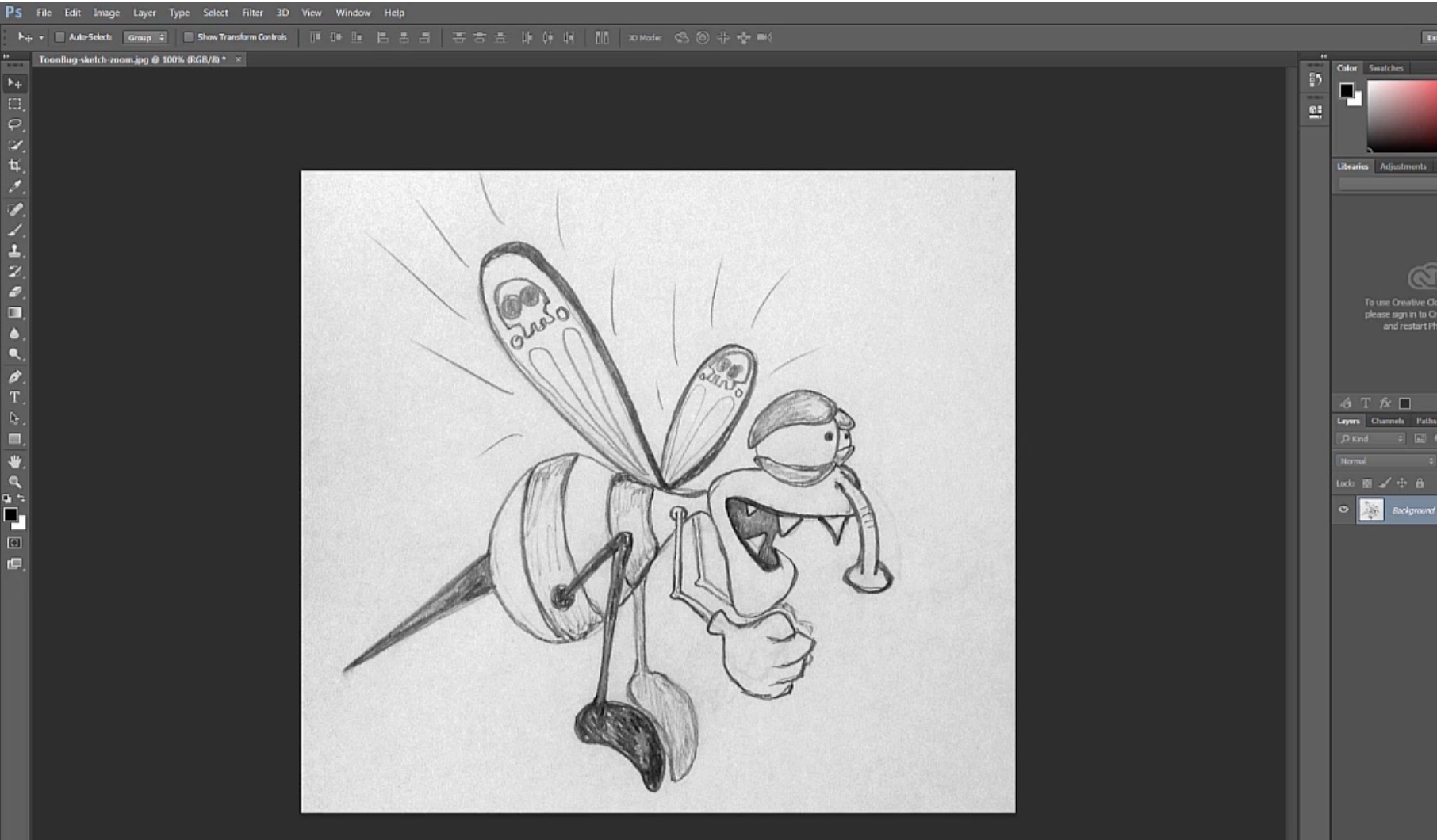 Tutorial for Starting from a Sketch for a Maya Model