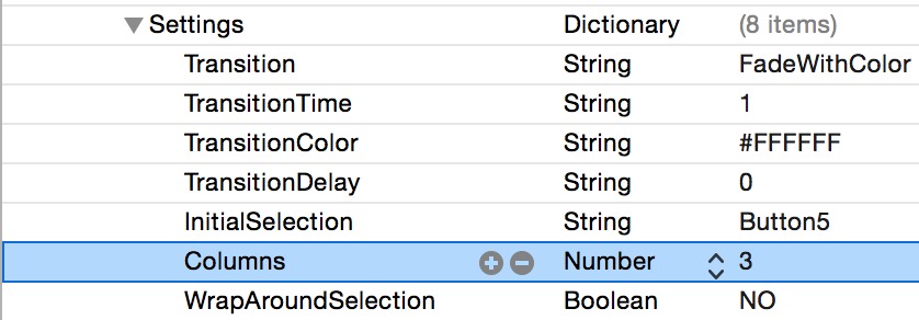 tvOS starter kit initial selection