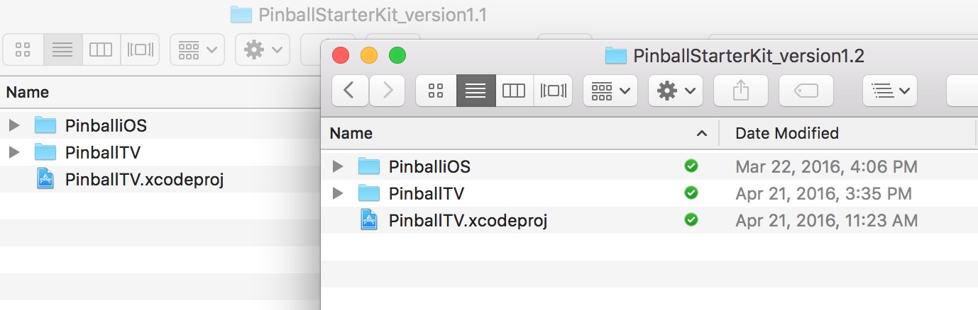 Upgrading the Pinball Games iOS and tvOS Starter Kit1