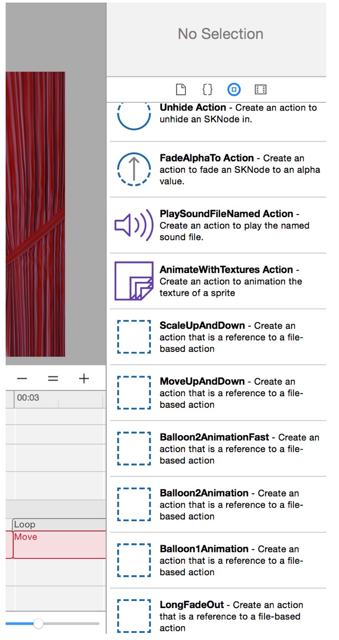 Where Custom SKActions go in the iOS9 Kit